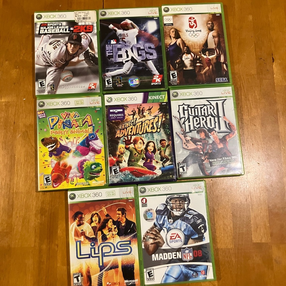 Xbox 360 HEAVILY USED games READ DESCRIPTION